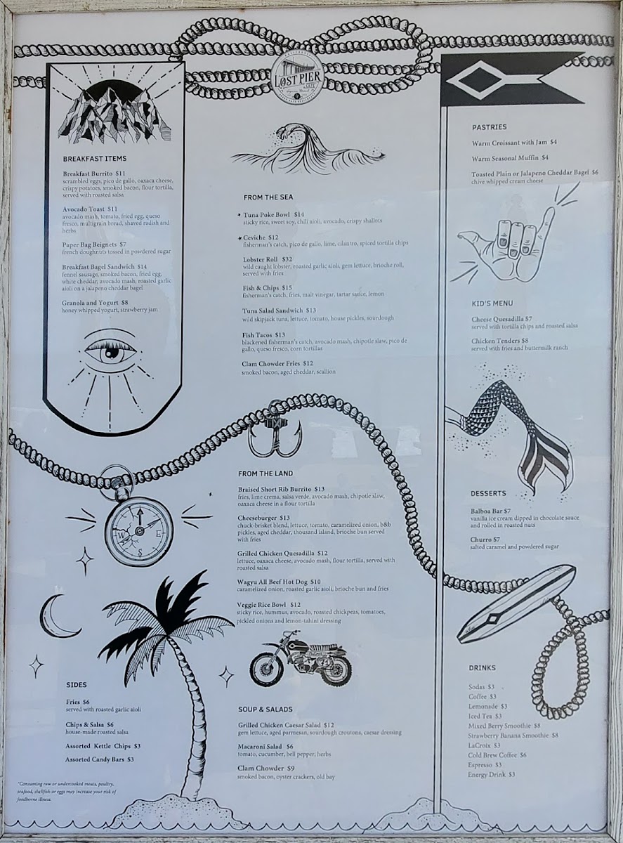 Lost Pier Cafe Menu - Image 4