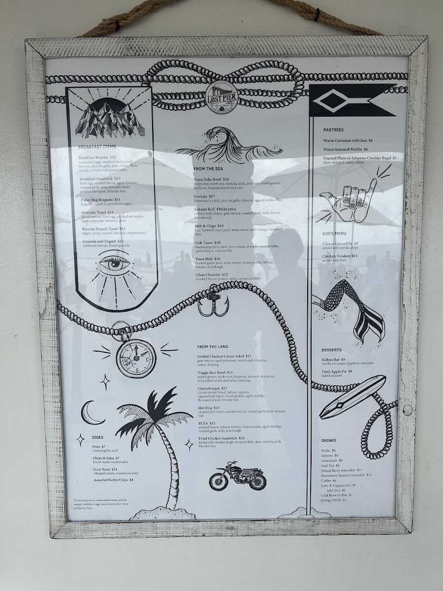 Lost Pier Cafe Menu - Image 5